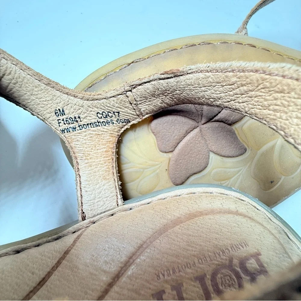 Born Tan Sandals Comfortable Stylish Footwear